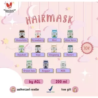 MASKER RAMBUT HAIRMASK CREAMBATH ACL ALA SALON 200ML BPOM/ HAIRMASK MURAH/ HAIRMASK BPOM