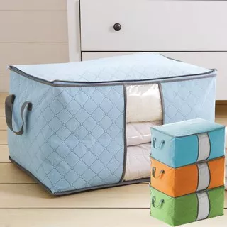 STORAGE BOX SERBAGUNA Storage Bag Tidur Box Tempat Penyimpanan Pakaian Bed Cover Organizer