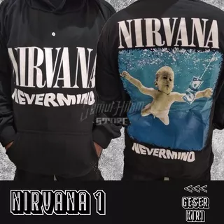 [GESER KIRI] Sweater Hoodie Pullover Topi Oblong KURT COBAIN NIRVANA NEVERMIND Musik Band Grunge Prapatan Rebel