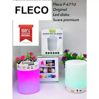 Speaker Fleco Portable FLECO F-671U Smart Lampu With Speaker High Quality