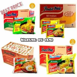 Indomie Soto | Indomie Goreng | Indomie Kari Ayam | Indomie Ayam Bawang