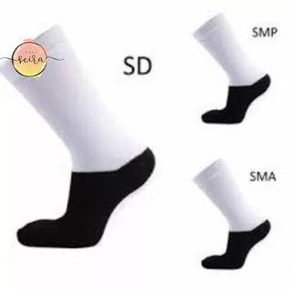 [BISA COD] Kaos Kaki Sekolah Hitam Putih SD SMP SMA SD SLTP SLTA / Kaus Kaki Hitam Putih SD SMP SMA