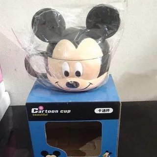 mug karakter mickey mouse hellokitty keropi doraemon REAL PIC