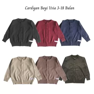Cardigan Rajut Bayi Premium I Outerwear Bayi I Jaket Rajut Bayi