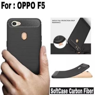 Case Oppo F5 F5 PRO F5 PLUS F7 Softcase Carbon Fiber Casing Slim BackCase Hp And Cover Bisa COD DI ROMAN ACC