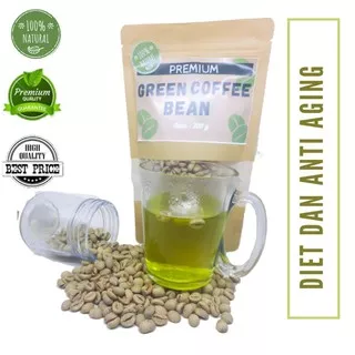 KOPI HIJAU ORGANIK /GREEN COFFEE DIET / BIJI KOPI HIJAU 200 g