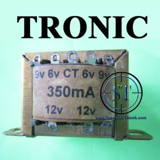 Trafo 350mA 350 mA CT Merk Tronic Transformer TR Travo Power Suppy power Ampli Box Speaker
