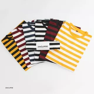 Kaos Stripe Baju Kaos Garis Garis Pria Kaos Stripe Wanita Kaos Garis Garis Wanita