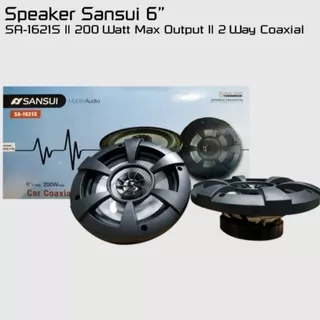 Speaker Sansui 6 Inch SA 1621 2 Way Coaxial / Speaker Mobil Sansui