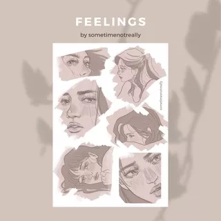 Feelings Sticker Sheet