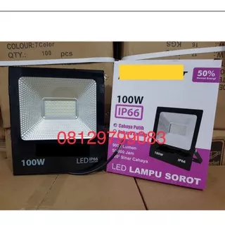 lampu tembak led sorot led floodlight outdoor 100watt 100 watt lampu reklame outdoor lapangan