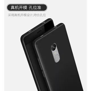 Softcase Xiaomi Redmi Note 4 Note 4X Note 3 3 Pro PSilikon Case Slim Black Matte Hitam New Product