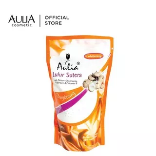 AULIA Lulur Sutera 1000 gr [ Lulur Mandi with zaitun oil,Madu dan silk Extract dan vitamin E ]