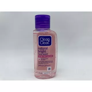 Clean&Clear FACE WASH 50ml NATURAL BRIGHT [PINK] barcode 8850007652564
