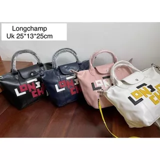 TAS LC LONGCHAM alfabet Le pliage longch LONCHAMP LONGCAM BAG CUIR KULIT LONCAM