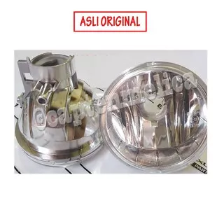 ORI LAMPU KABUT FOG LAMP FOGLAMP Avanza Agya Calya Sigra Veloz Rush Terios 2012 2013 2014 2015 2016 2017 2018 Bumper Bemper rumah mika kaca Depan Forklamp foklamp Forklamp bola bohlam kabel tembak sorot soket socket colokan fiting fitting ASLI ORIGINAL