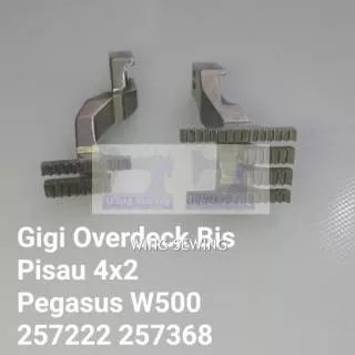Gigi Feed Dog Mesin Overdeck Pisau Pegasus W500 4x2 B5.6