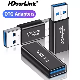 HdoorLink USB 3.0/3.1 Adapter Connector Male to Female F-F M-F Converter Coupler Changer Connector Durable for PC Laptop