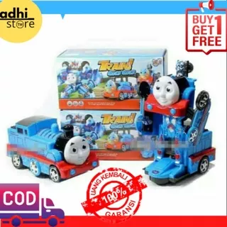 Mainan Robot Mobil Thomas Bunyi Robot dan Lampu Led  Mainan Mobil Robot