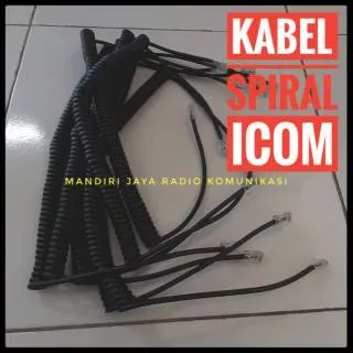 Kabel Spiral ICOM 2100 2200 2300 V8000 Socket RJ 45