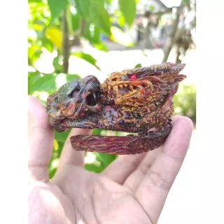 Gelang Akar Bahar Merah Ukir Naga VS Macan 3D / gelang akar bahar / gelang akar bahar asli / gelang akar bahar original / akar bahar asli / akar bahar original /  akar bahar merah  asli /akar bahar ukiran macan & naga / akar bahar ukiran naga