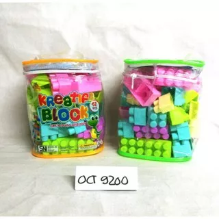 Mainan edukasi balok susun lego kreatif block 52pcs