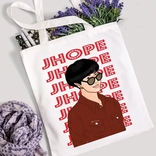 BTS JHope Dynamite Fan Art Tote Bag BTS Dynamite Kpop Merchandise Bts Fan Art