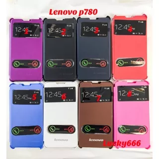 Flip cover view lenovo p780 / flip case lenovo p 780