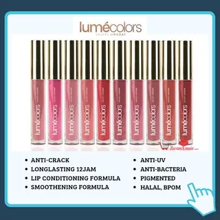 LUMECOLORS LIPMATTE VELVET LIP COAT (LIP MATTE KISSPROOF) LIPSTIK TAHAN HINGGA 12JAM