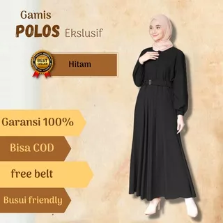 gamis hitam polos/gamis nindya/gamis remaja terbaru/gamis busui/gamis moscrape polos/dress syar`i elegan/dress muslimah terbaru/dress untuk santai/dress kekinian/anjani dress/dress muslimah terbaru 2021