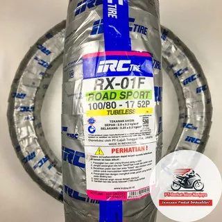 IRC RX-01 100/80-17 F Road Winner Ban Motor Tubeless BONUS Pentil