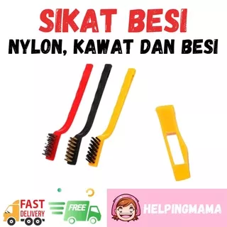 Sikat Kawat Nylon Besi Tembaga Pembersih Kompor Panci Wajan Pegorengan