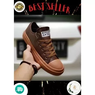 SEPATU CONVERSE ALL STAR KULIT PENDEK PREMIUM // Terbaru by RH