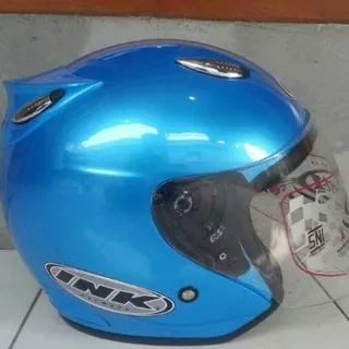 HELM SNI MODEL INK CENTRO BIRU MUDA OR ICE BLUE