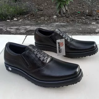 ARBOO FOOTWEAR Sepatu PDH Tali Mati Sepatu Polisi Sepatu TNI ABRI POLRI Sepatu Kulit DOFF Asli Sepatu Termurah