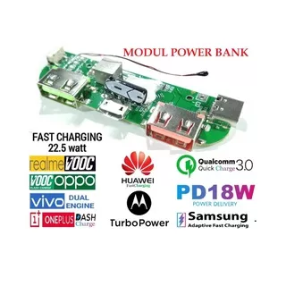  modul power bank QC 3.0  PD power delivery  VOOC 3.0 fast charging Terlaris