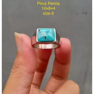 cincin Pirus persia kotak natural