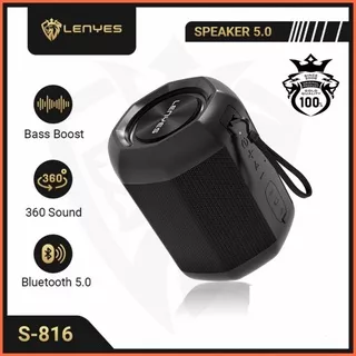 SPEAKER BLUETOOTH LENYES S805 / S816 ORIGINAL 100% TWS & NFC WIRELESS SPEAKER