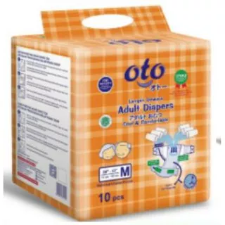 OTO Adult Diapers Popok Dewasa Model Lem Perekat Size M Isi 10 pcs