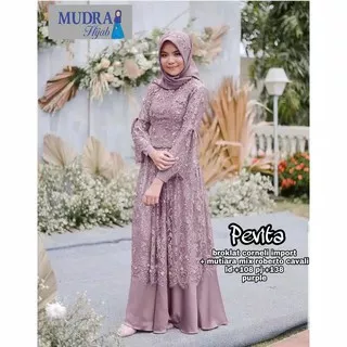 MAXI KHAWLA # ? DRESS BRUKAT PEVITA TERBARU DRESSMURAH ZHINARA DRESS BROKAT BIG SIZE GAMIS KONDANGAN BRUKAT / GAMIS WANITA TERBARU 2021 / BAJU BRUKAT WANITA MUSLIM / GAMIS IBU MUSLIMAH / KEBAYA MODERN