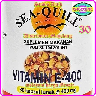 SEA QUILL VITAMIN E 400 - 4024 - GROSIR SEA QUILL - DISTRIBUTOR SEA QUILL - AGEN - VITAMIN - STAMINA