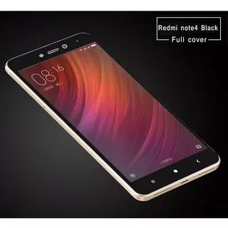 Full Cover Tempered Glass Warna For Xiaomi Redmi Note 4 / Note 4x SNAPDRAGON LED Kiri