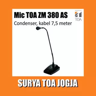 Microphone TOA ZM 380 AS, Harga Mic Meja TOA, TOA Jogja