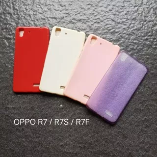 Soft case Oppo R7. R7S . R7F . R7 Lite , R7+ . R7 Plus warna softsell softshell silikon cover