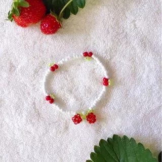 GELANG SWEET BERRY MANIK MOTE / SWEET BERRY BRACELET BEADS KOREAN STYLE BY HOPEJINJJAKU