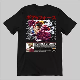 Kaos One Piece - Kaos Anime One Piece - Kaos Luffy One Piece -100% Cotton Combed