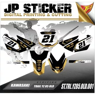 (COD) STRIPING MOTOR TRAIL YZ 85 OLD - STIKER VARIASI LIS SKOTLET TRAIL YAMAHA YZ 85 OLD - 001