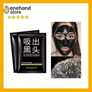 Masker wajah hitam Masker Komedo / Masker Arang Activated Carbon Black Mask