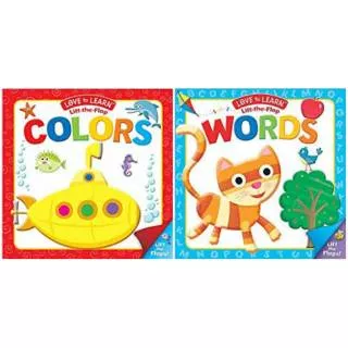 Love to Learn Lift the Flap COLORS / WORDS. Buku anak impor