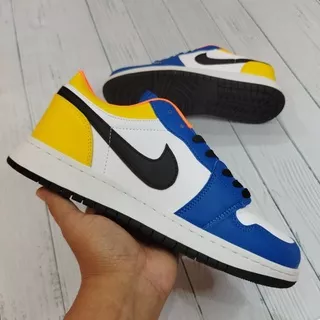 Sepatu NIKE AIR JORDAN 1 ROYAL YELLOW BLUE